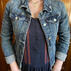 Pilcro Classic Denim Jacket from Anthro, SMALL